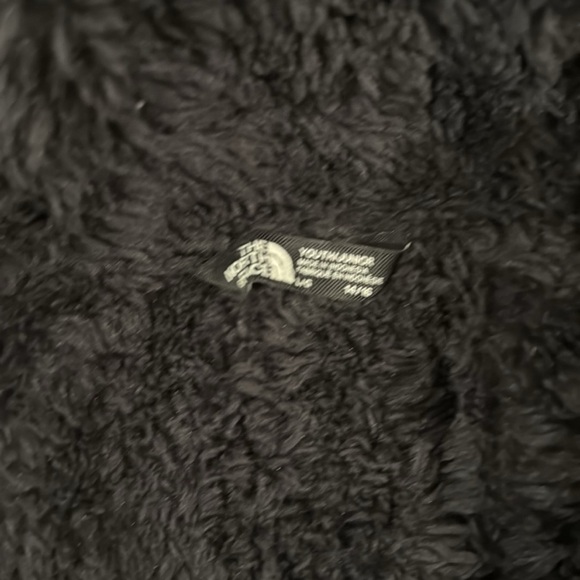 North face youth Large black coat with hood - Picture 4 of 5